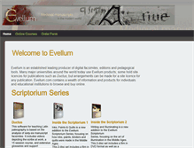 Tablet Screenshot of evellum.com